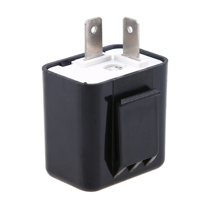 2 Pin Adjustable LED ABS Flasher Relay Turn Signal Fix Blinker Light Motorcycles