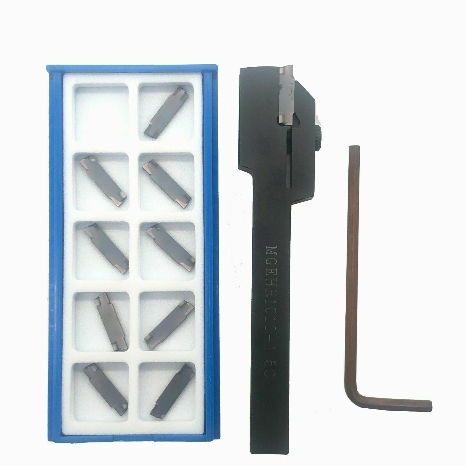MGEHR1010-1.5 Cutter holder CNC turning tool + 10pcs MGMN150-G CNC INSERT