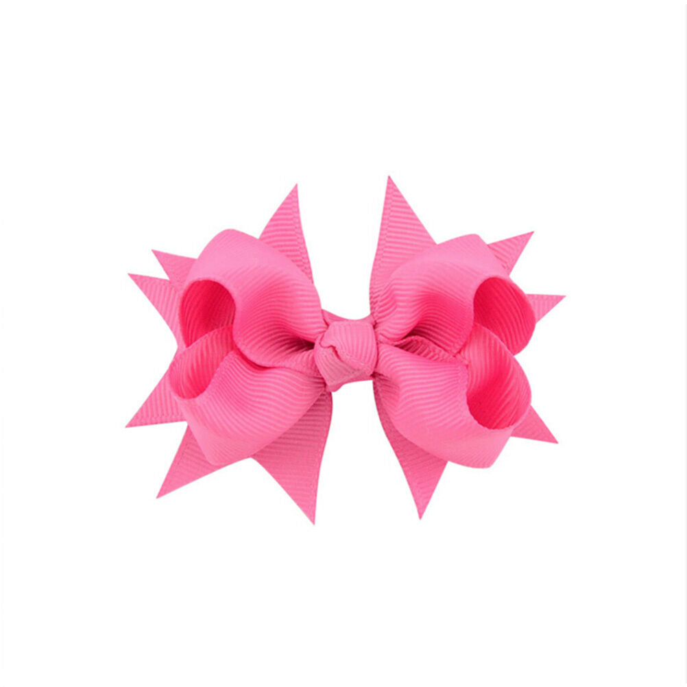 20X Baby&Kids Children Girl Bow Ribbon-Alligator Hair Clip Hairpin Accessorie Rf