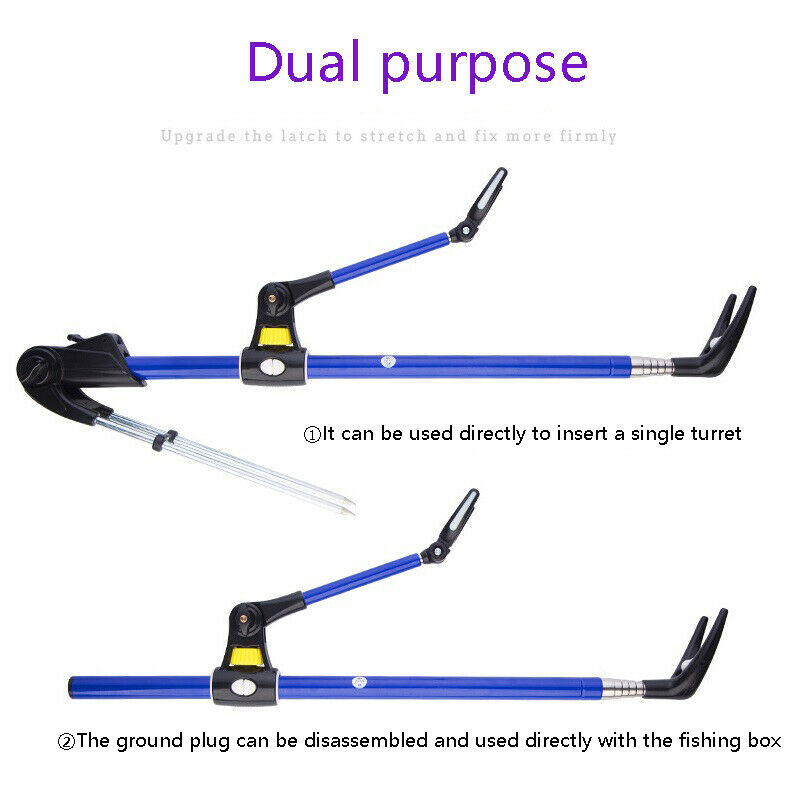 Bold and Hard Fishing Rod Holder Portable Teles Fishing Hand Rod Holder SuppU8G7