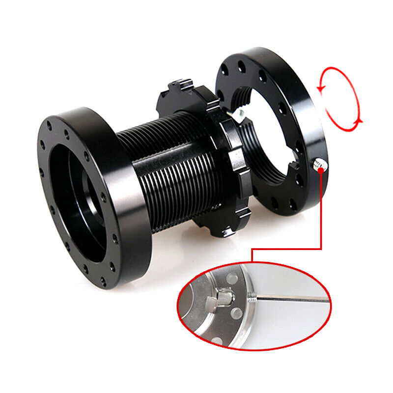 Adjustable 40MM to 70MM Car Racing Steering Wheel Extension Spacer Hub Adapter