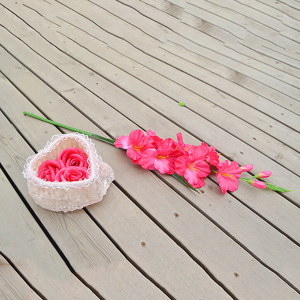 1x Artificial Simulation Gladiolus Flower Stem Wedding