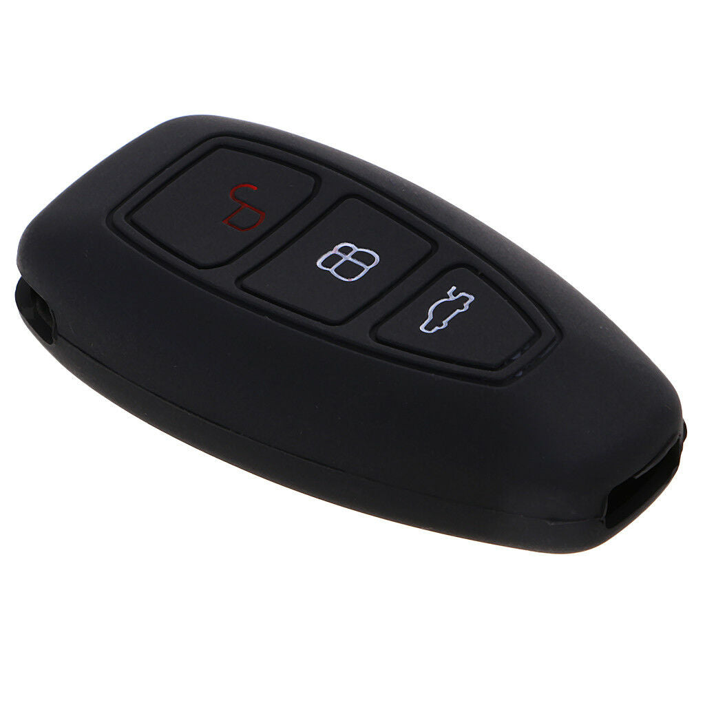 2pcs Black Orange Car Remote Key Fob Case Protector for Ford Focus Mondeo