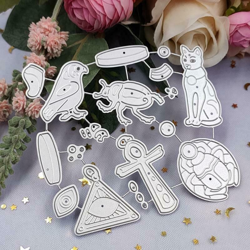 Cat Parrot Metal Cutting Dies Stencil DIY Scrapbooking Album Paper Card Template