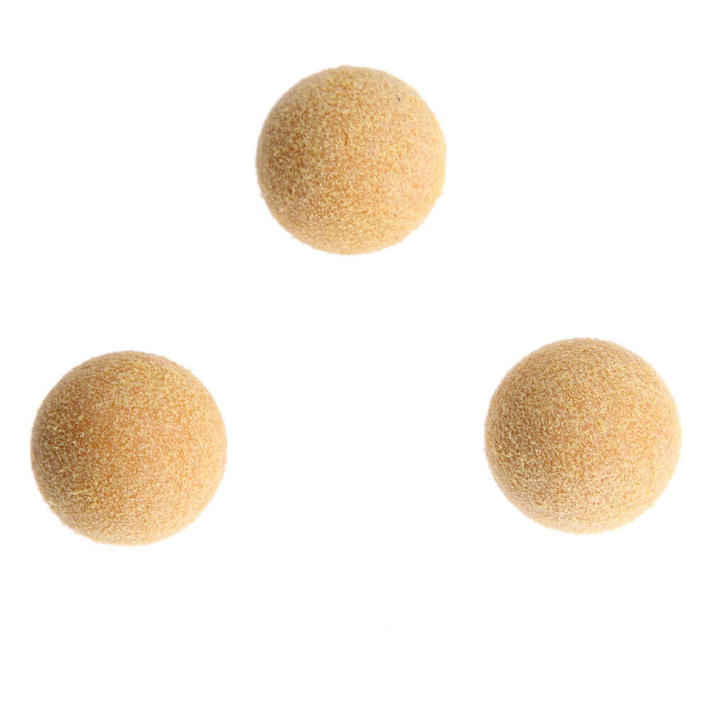3pcs 36mm Yellow Matte Soccer Table Football Foosball Balls Fussball @