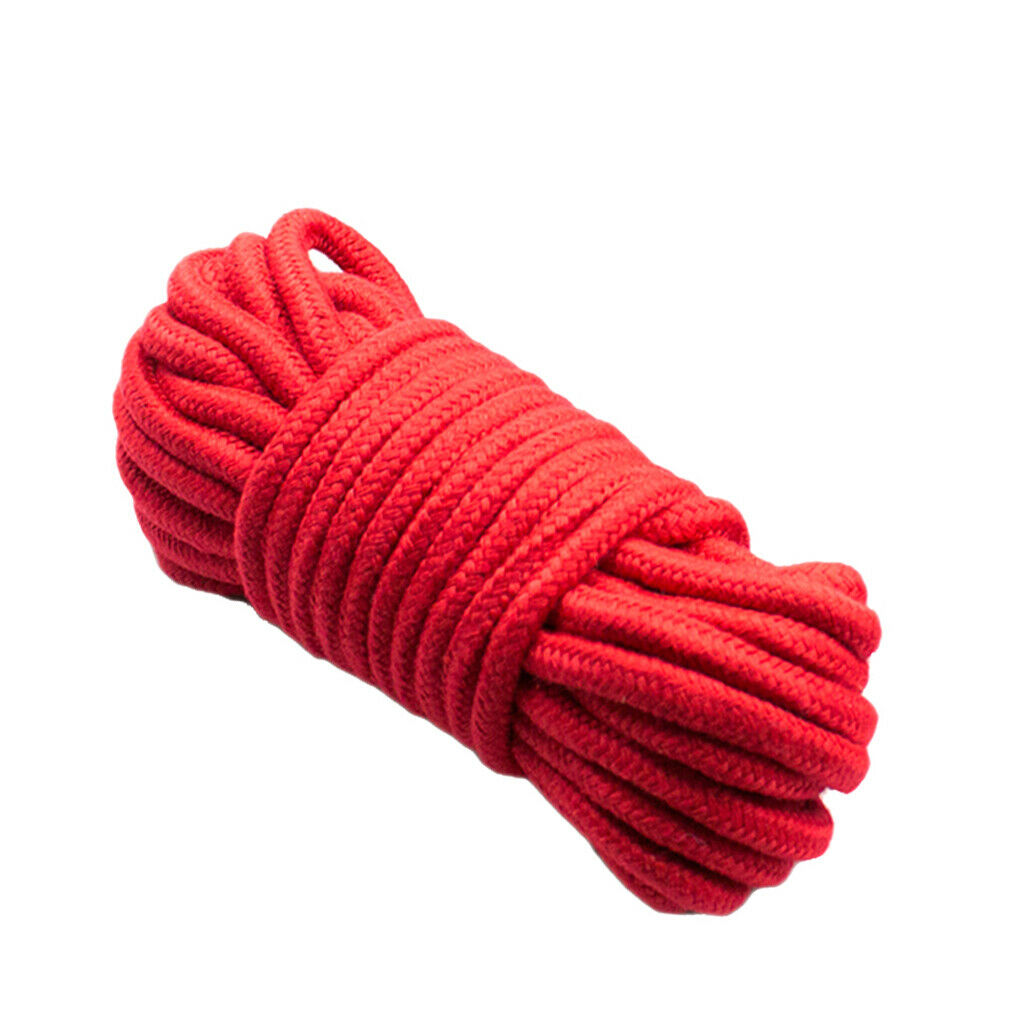 2PCS 6mm Macrame Rope 100% Natural Cotton Twisted Cord Artisan DIY Craft 20m