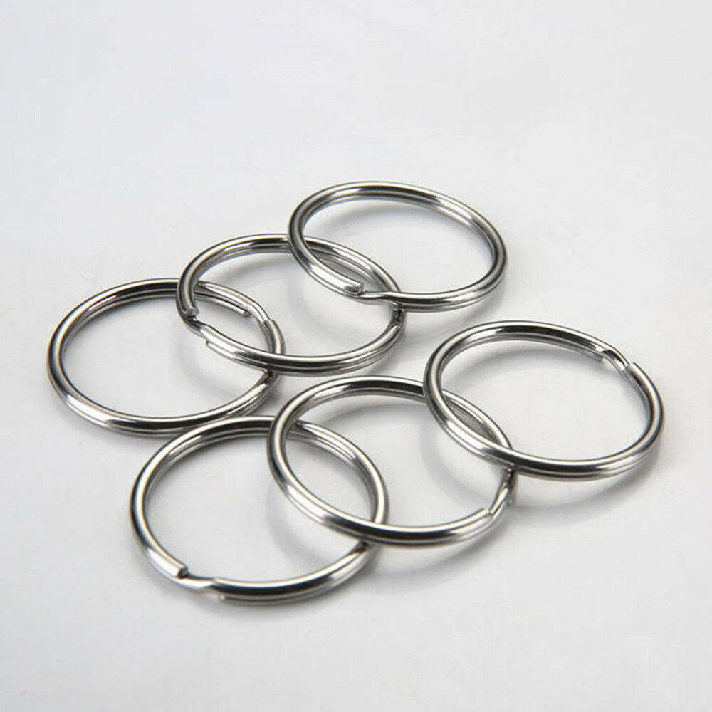 25mm 316 Stainless Steel Key Rings Heavy Duty Split Rings scuba gear 10 pack/Set