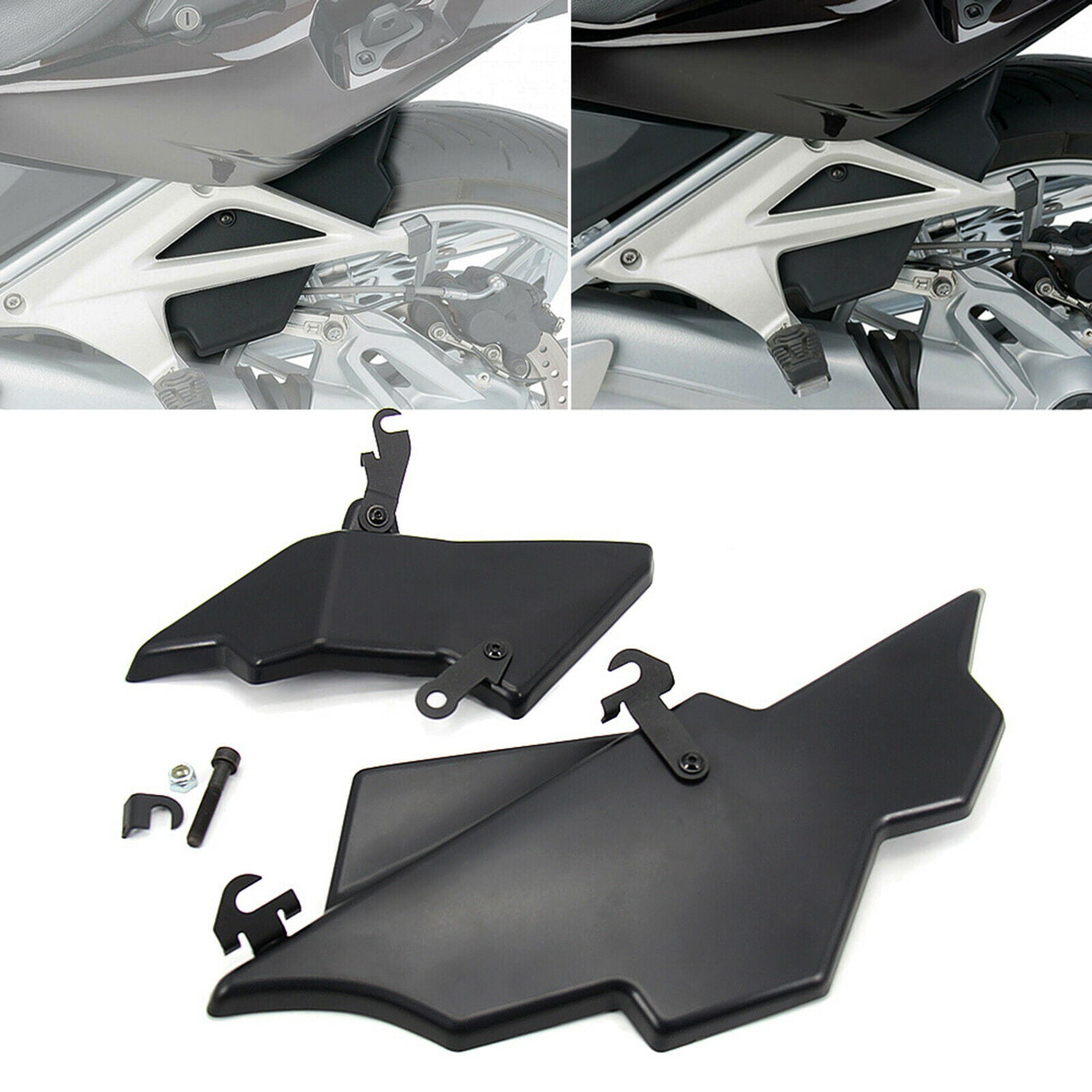 1 Set ABS Splash Guards Spoilers Deflector Supplies for BMW R1200RT LC 14-18