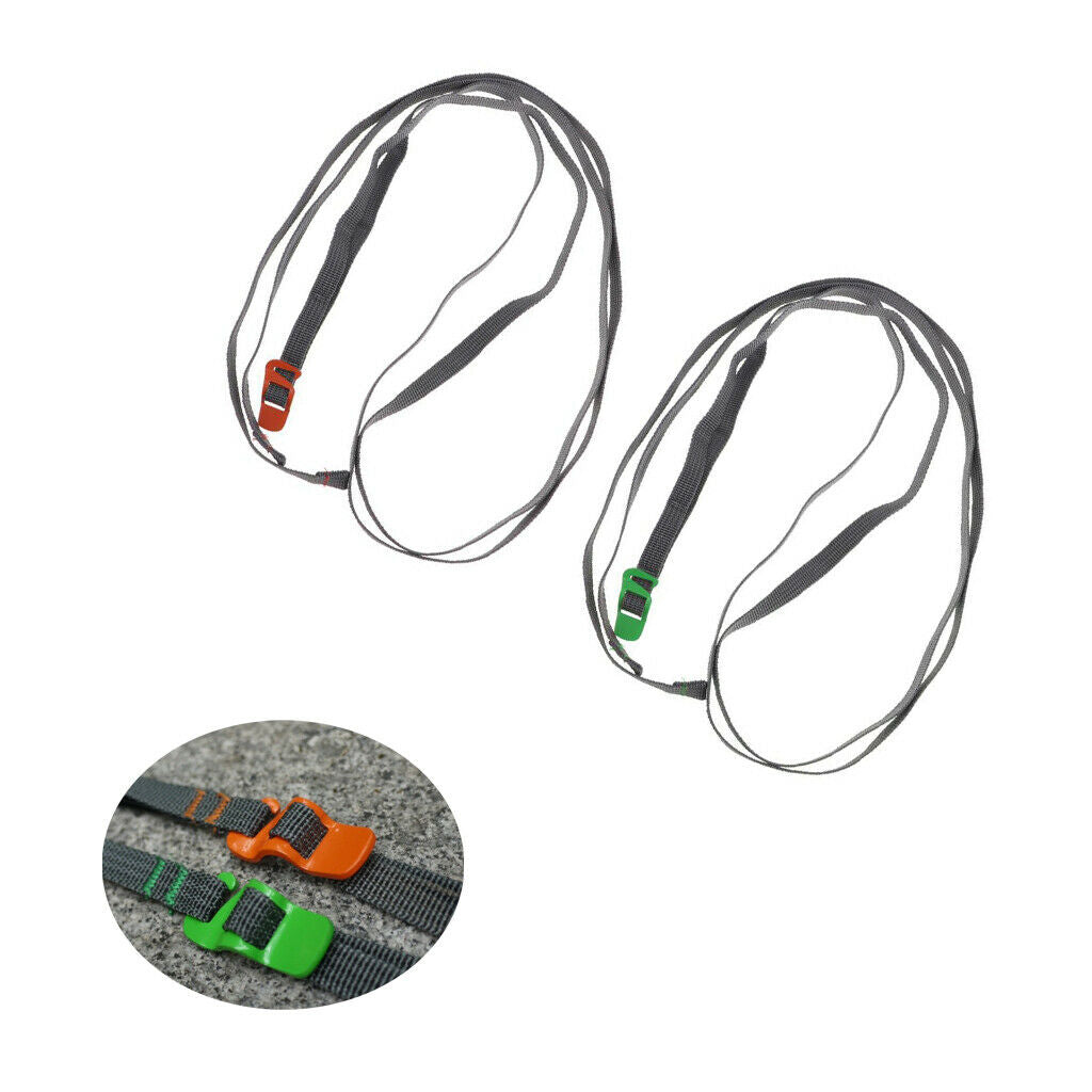 2 PCS Adjustable Car Rack Tie Down Straps Lashing Webbing Belt Rope Packaging