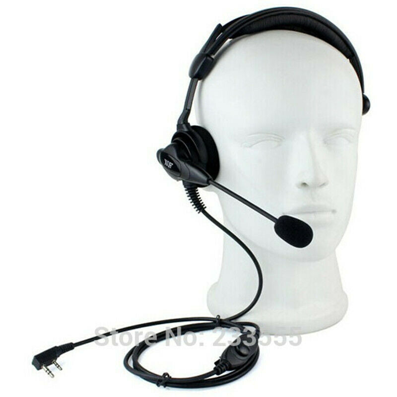 Details About 2 PIN Headphone Headset Mic for KENWOOD BAOFENG UV5R 777S 888S