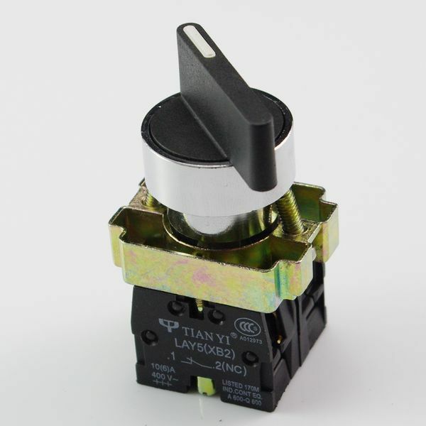 Lot 4 XB2BJ25C N/O N/C 2 Positions Maintained Extended Lever Selector Switch