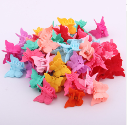 20 Packs Assorted Color Butterfly Hair Clips Women Girls Beautiful Mini New
