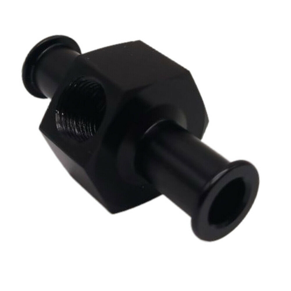 Fuel Nitrous Pressure Gauge Adapter 3/8" Hose 1/8" Npt Port Aluminum Universal