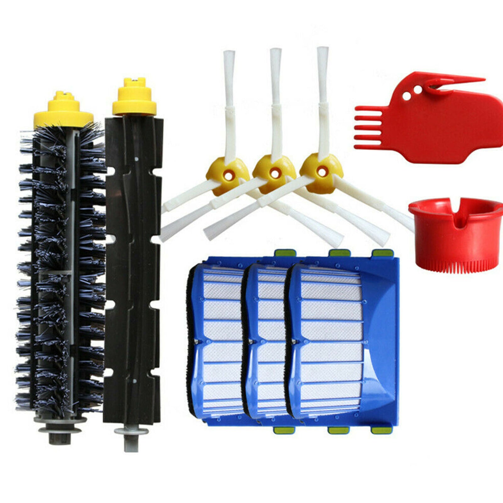 Robot Vacuum Cleaner Spare Parts For iRobot Roomba 600 Series Clean Brush Filter