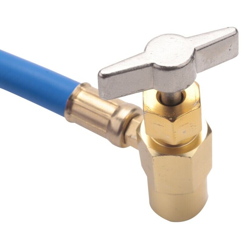 R134A Car Ac Refrigerant Charge Hose Kit Recharge Hose With Gauge,A/C 1/2 RechT8