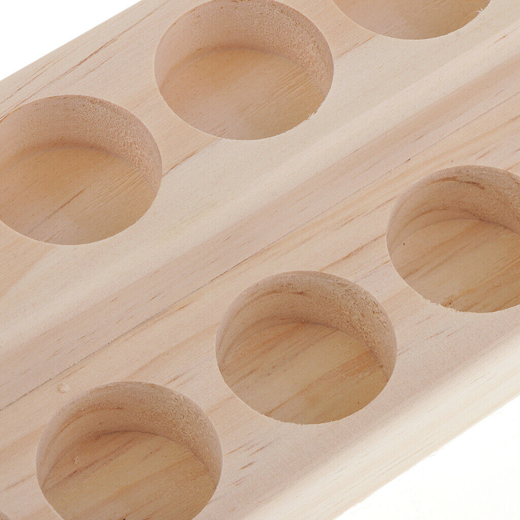 2-Tier Essential Oil Display Cosmetic Organizer Rack, 11 Slots for 5 10 15ml