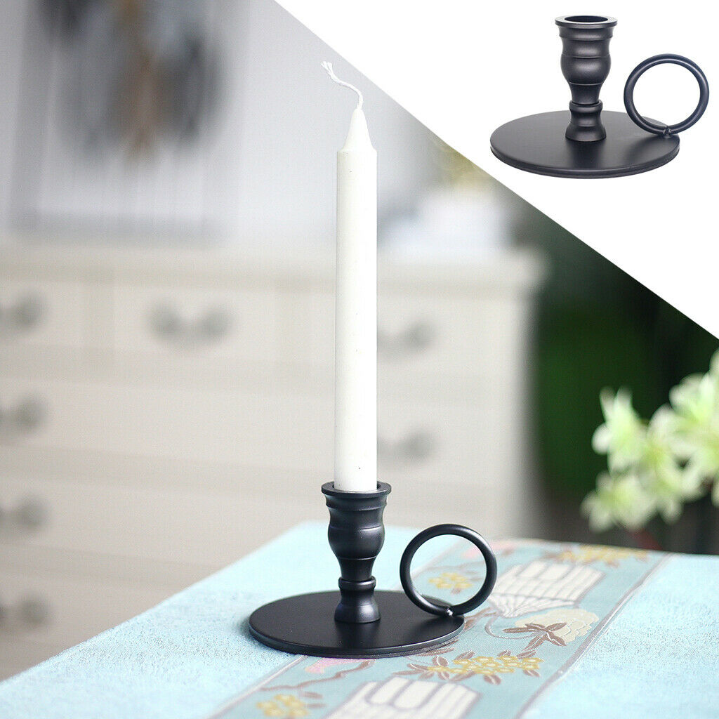Simple Metal Taper Candle Holder Candlestick for Home Weddings Decor Gift
