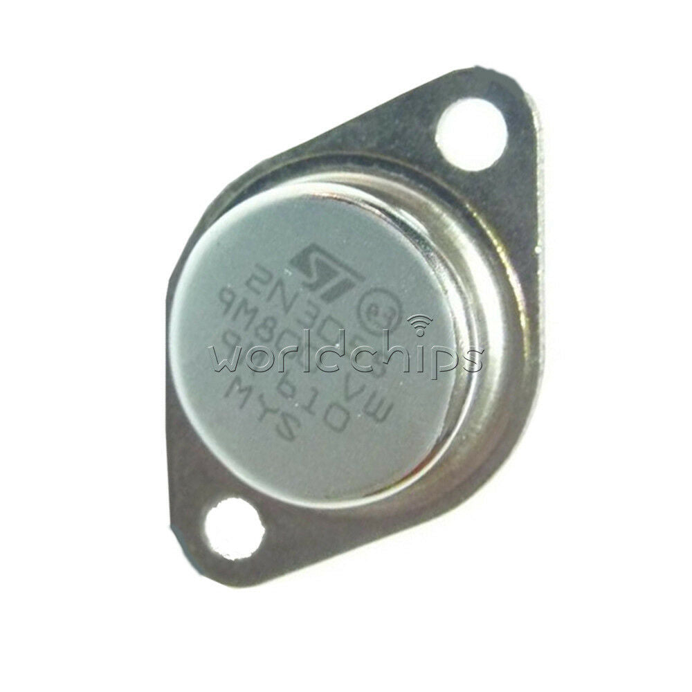 10PCS 15A/60V 2N3055 TO-3 NPN Amplifier Switch Transistor Audio Power Metal Case