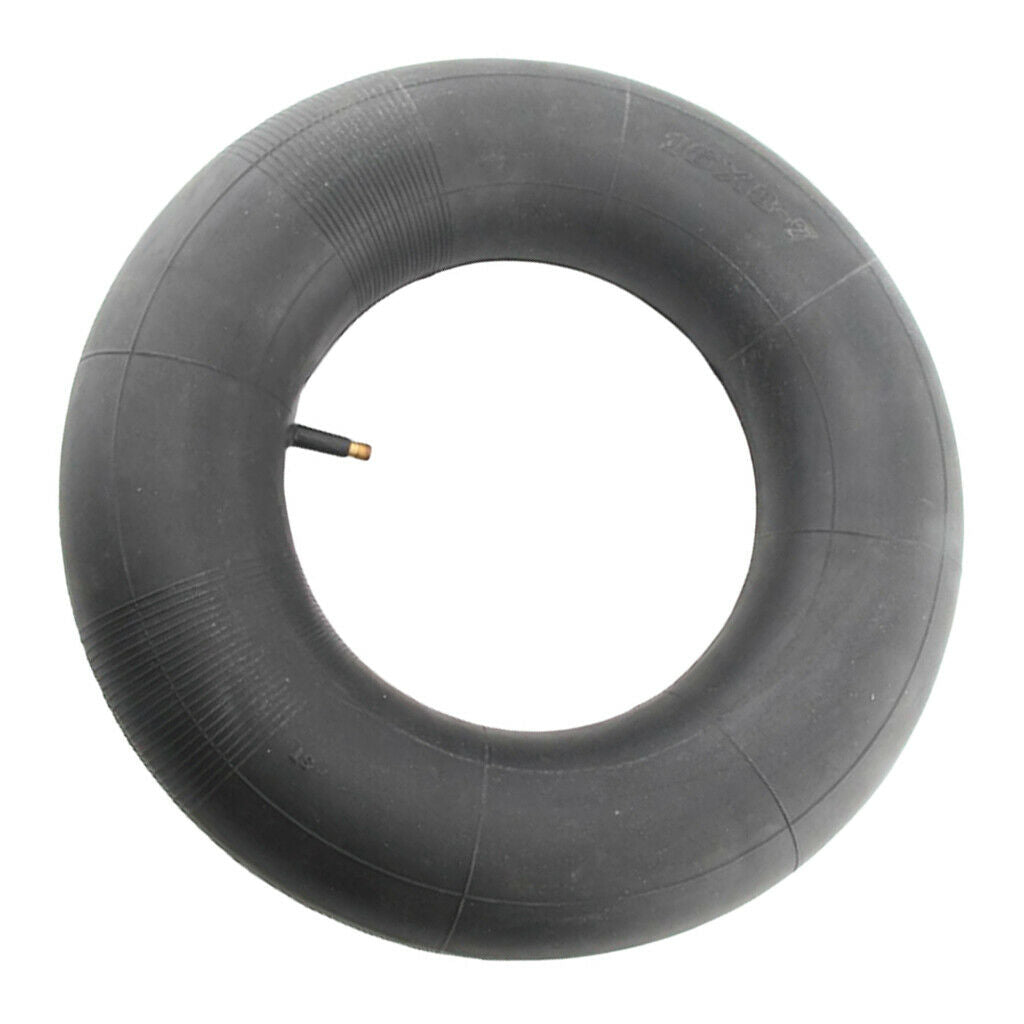 16x8.00-7 Replacement Inner Tube with Straight Metal Valve Stem Fits for 7 Inch