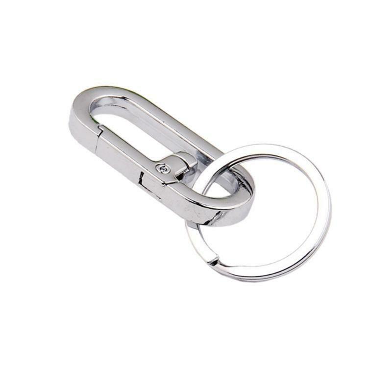 Fast Key Carabiner Ring Stainless Steel Buckle Key Release Anti-lost Car Fishing