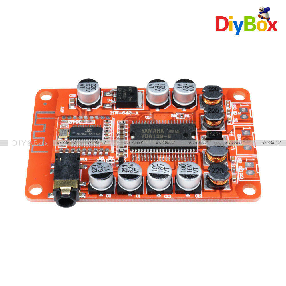 DC 12V AMP YDA138-D 12W+12W Dual Channel Digital Audio Amplifier Board YAMAHA