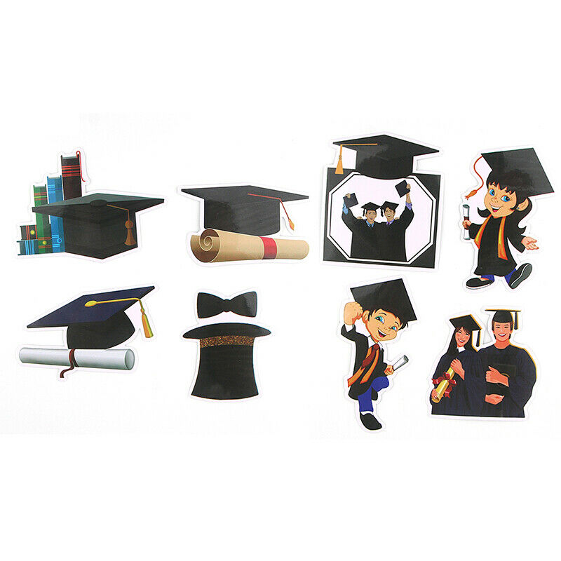 16Pcs/set We Graduated Stickers PVC Stickers For Notebook Scrapbooking St.l8