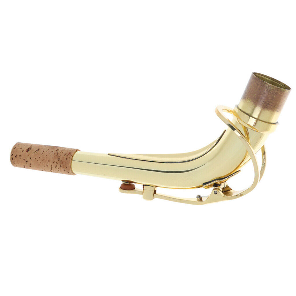 Brass neck for alto saxophone in E B.