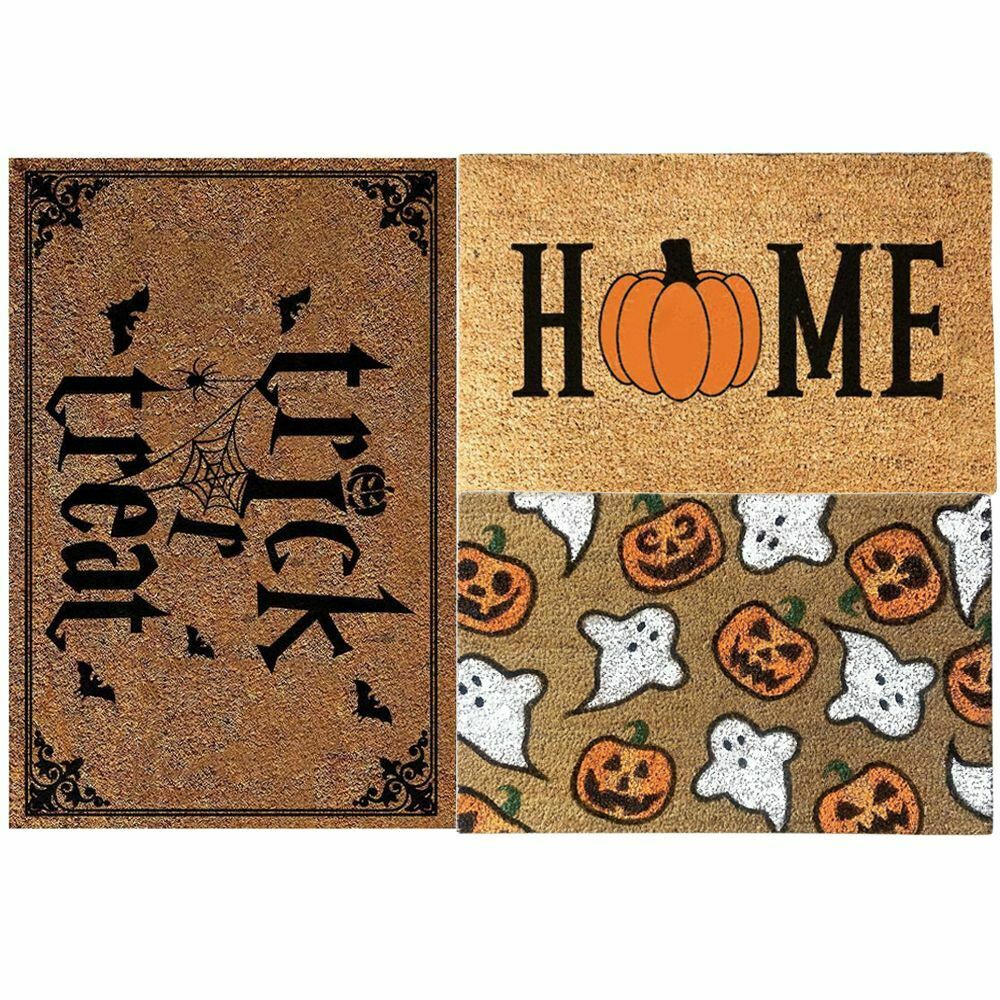 Holiday Dress Up Door Mat Outdoor Carpet Welcome Home Blanket Halloween Doormat