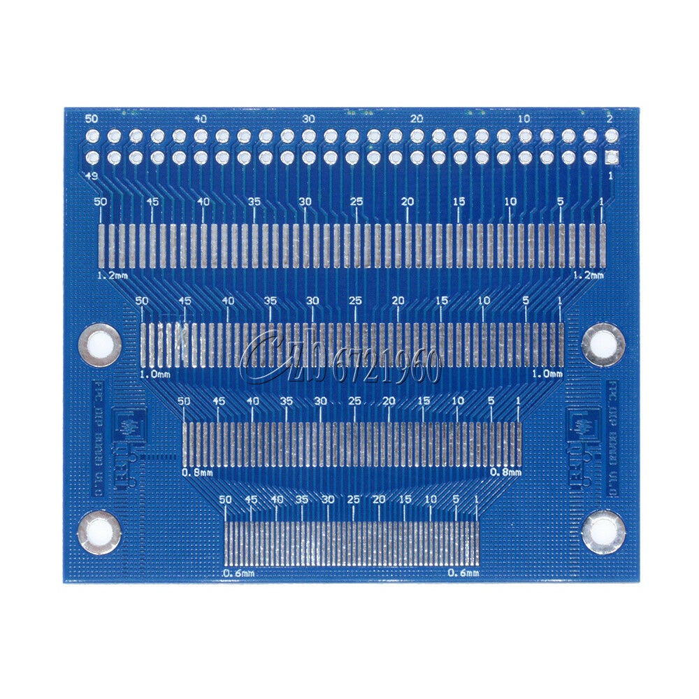 0.5mm To 1.2mm Pin Pitch Adapter PCB FPC Board 2.0-3.5 inch TFT LCD SMD To DIP H