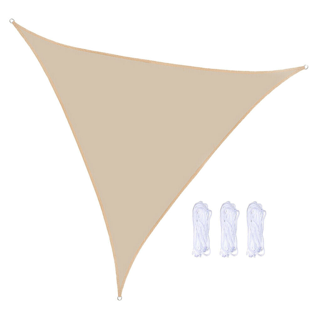 Sun Shade Sail UV Block Patio Canopy 3x3x3m for Garden Activities Beige