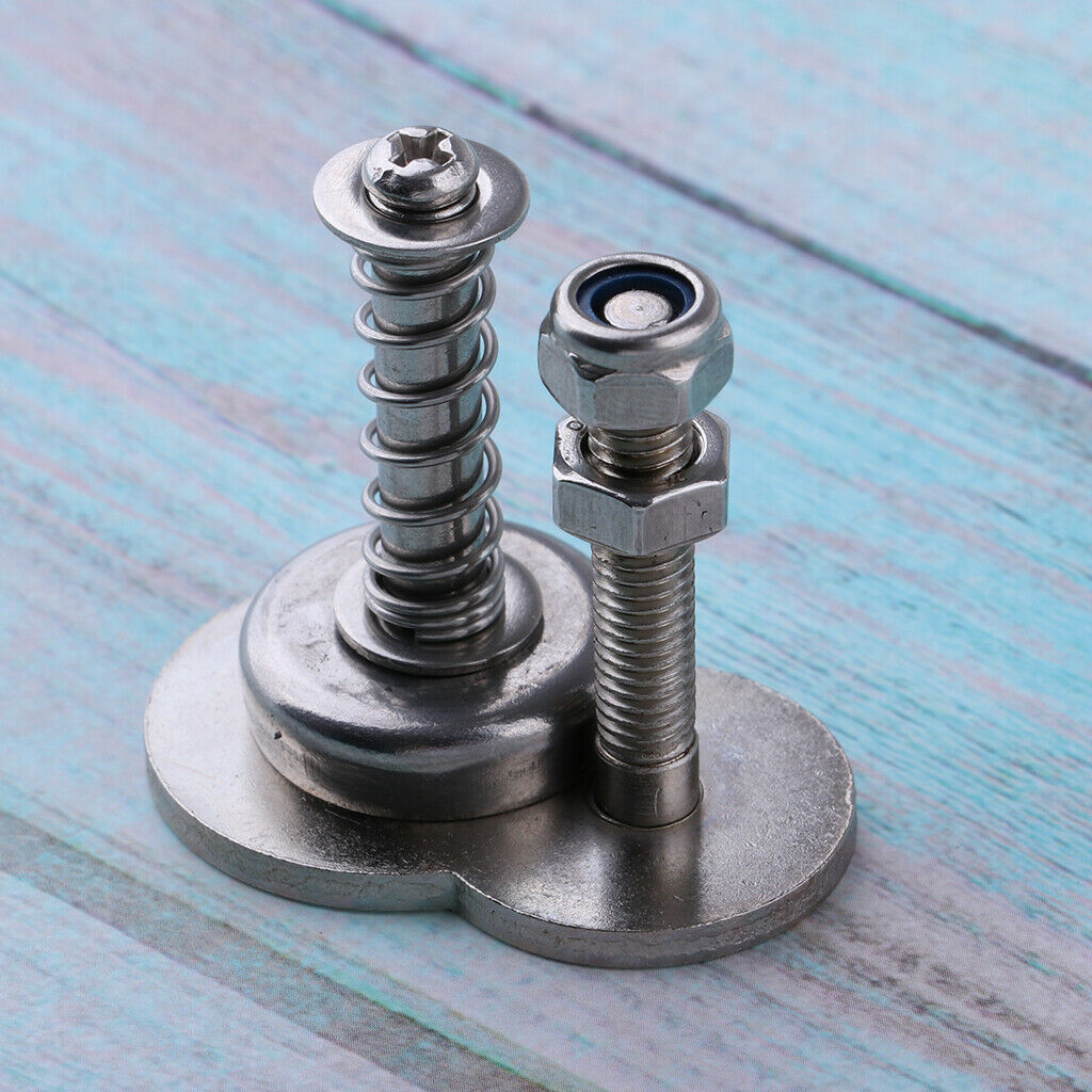 2 Packs Folding Bike Magnetic Buckle Magnet Screw Bolt Stopper Cup Sucker