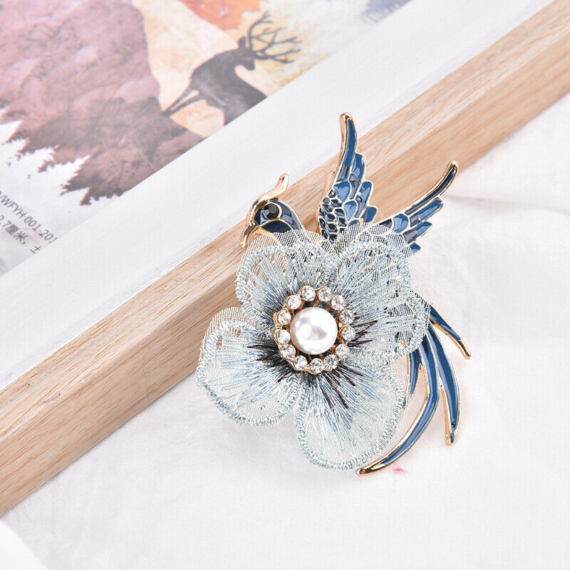 Brooches for Women Enamel Bird Pin Peacock Fashion Brooch Wedding JewelryBDAU