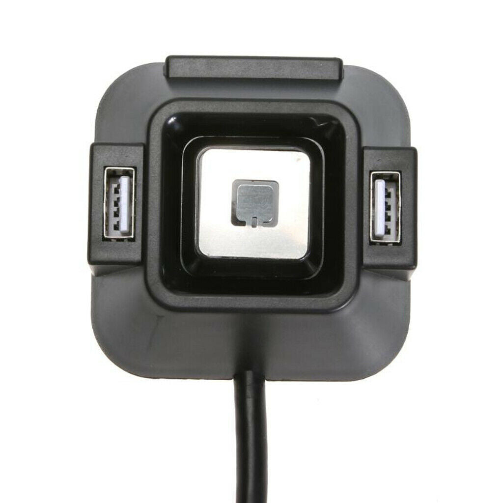 Desktop Case Switch Dual USB Ports Power Reset Button LED Lights Audio Port