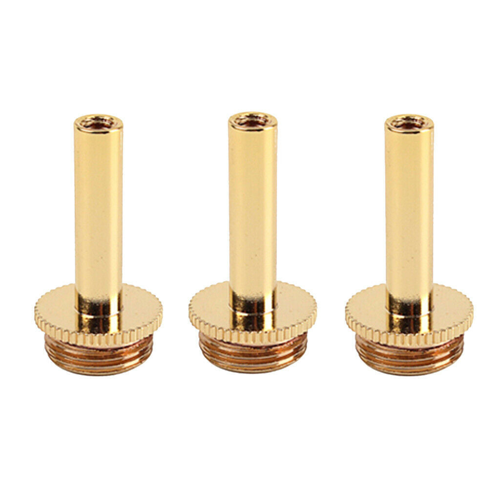 3pcs Copper Trumpet Connecting Rod Piston Valve Key Screw Instrumental Parts