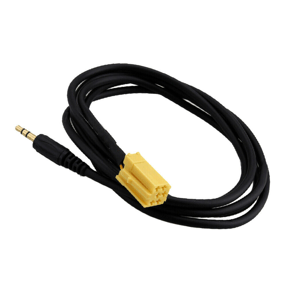 Auto 3.5mm AUX 1.5M Audio Line Connector Music Player Radio Keys For Fiat 07