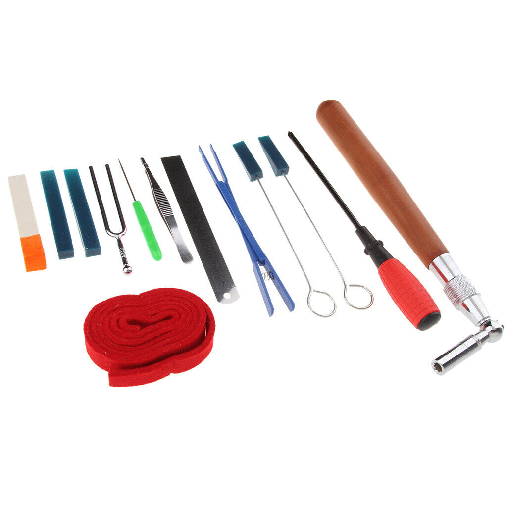 13 pieces piano tuning products piano keyboard instrument accessories