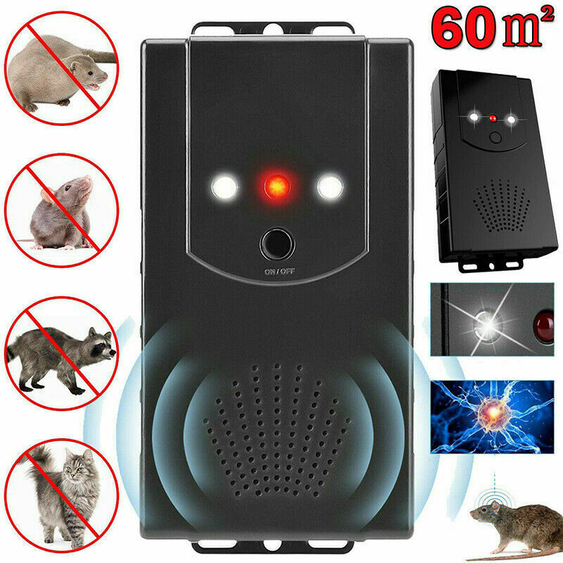 Ultrasonic Pest Mouse Rat Rodent Control Repeller Deterrent Car Engine Protector
