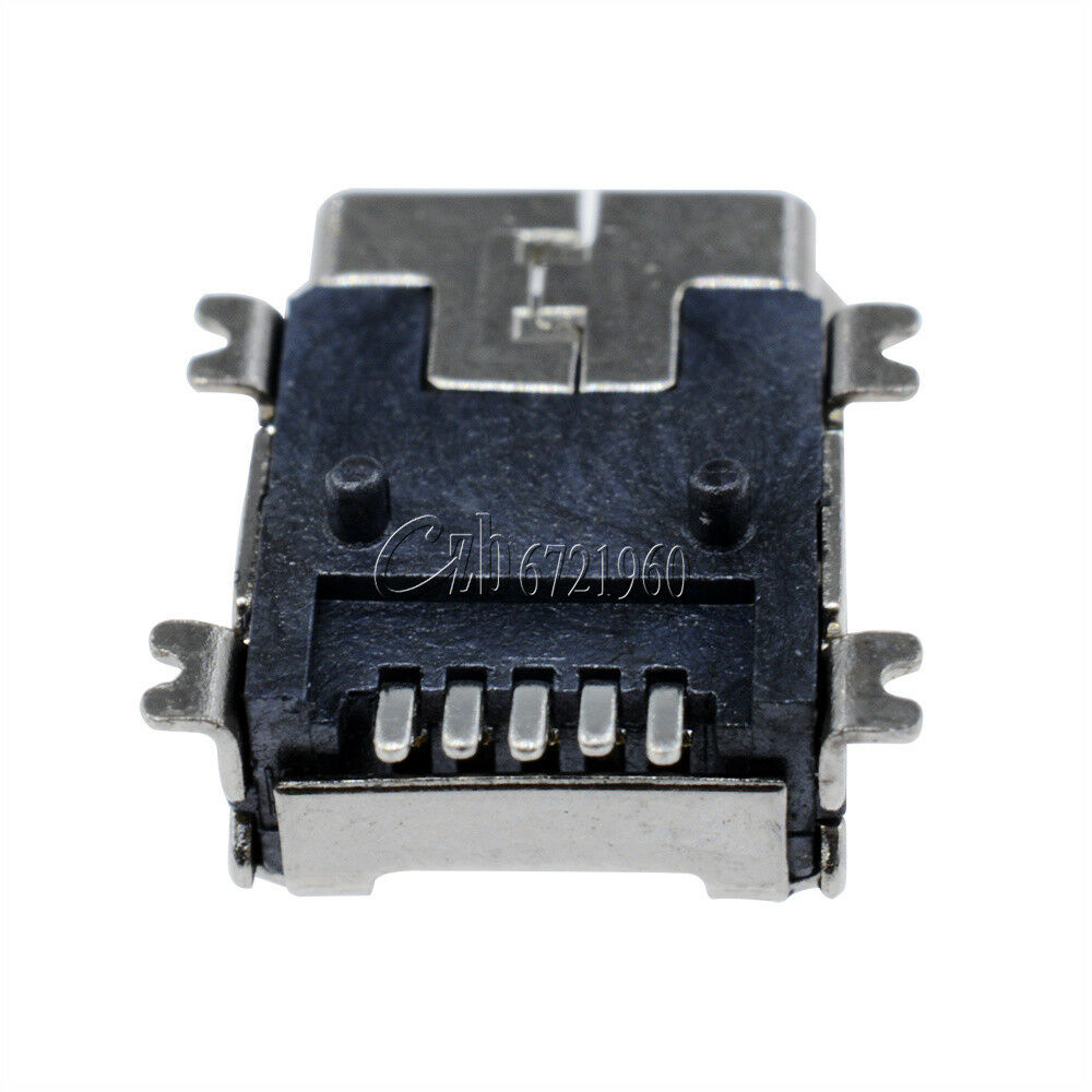 10Pcs Mini USB Type B Female 5-Pin SMT SMD Socket Jack Connector Port PCB Board
