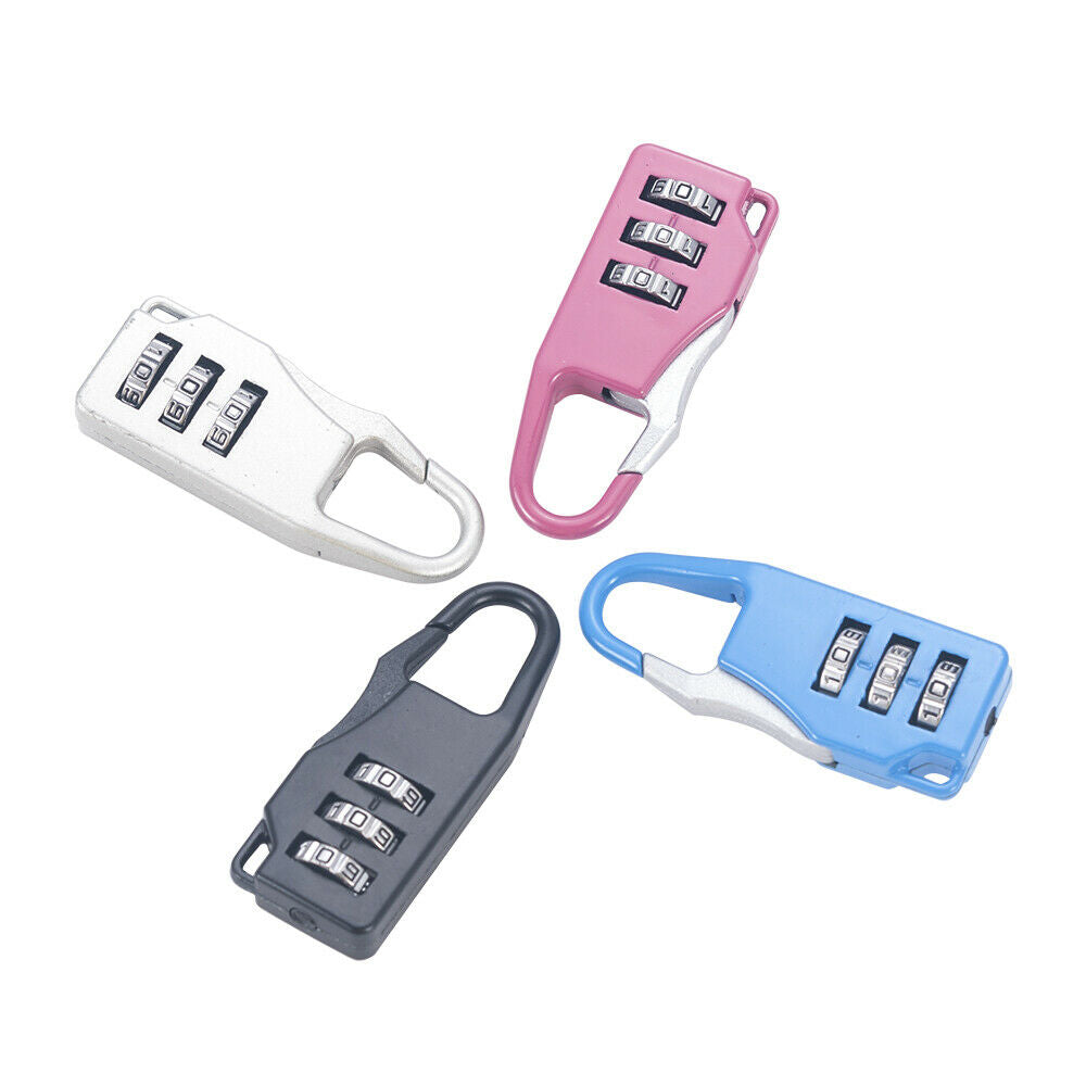 1PC Metal 3 Digit Mini Combination Code Password Gym Travel Luggage Lock