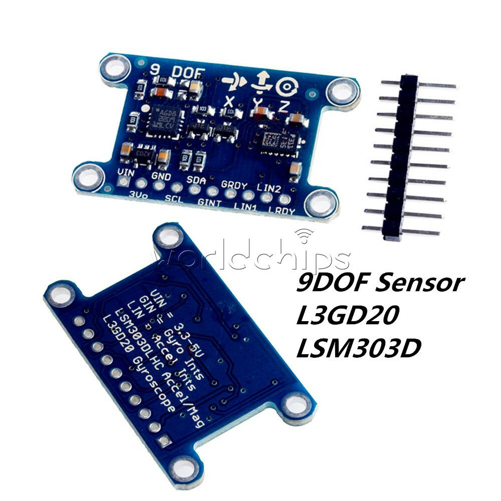 9-Axis L3GD20/LSM303D 9DOF IMU Breakout Pressure Digital Gyroscope Sensor Module