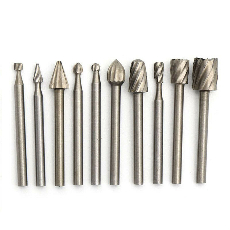 3Mm Small Rotary File High-Speed Steel Engraving Grind Head Milling Cutter Set