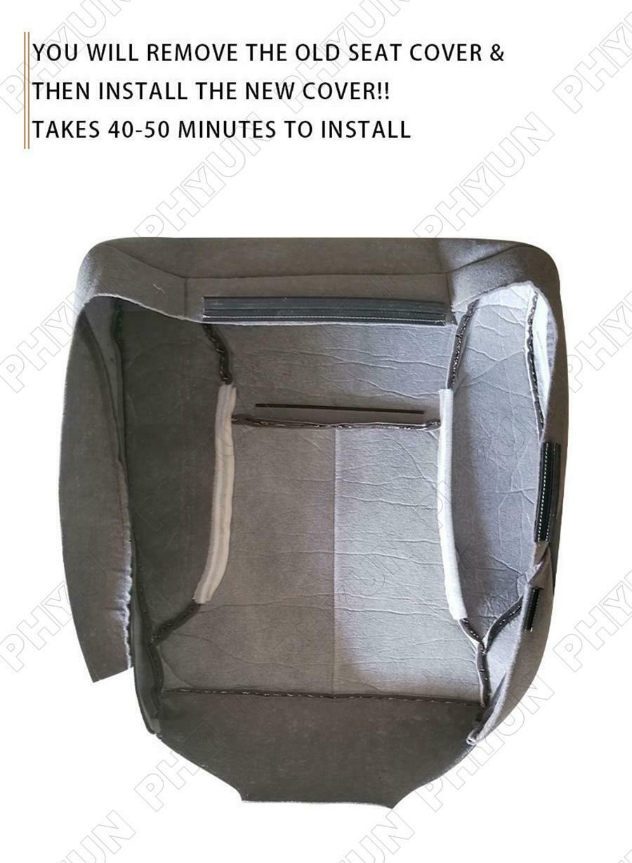 For 1998-2002 Dodge Ram 1500 2500 3500 SLT Left Side Front Seat Cover Gray Linen