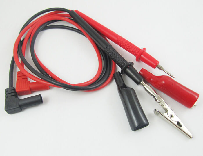 5 sets Insulated Screw Test Lead on Alligator Crocodile Clip for Multimeter DMMS