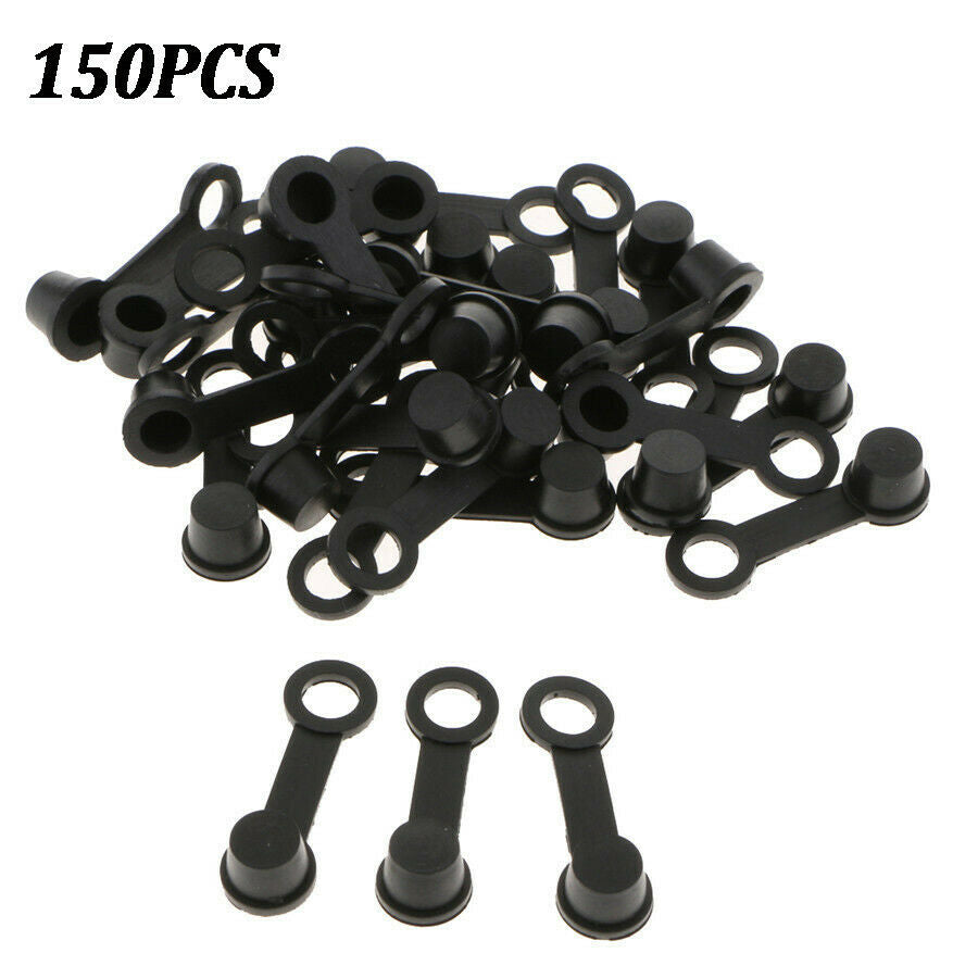 150* Brake Bleeder Screw Caps Rubber Dust Cover Bleeder Valve For 6mm Screws