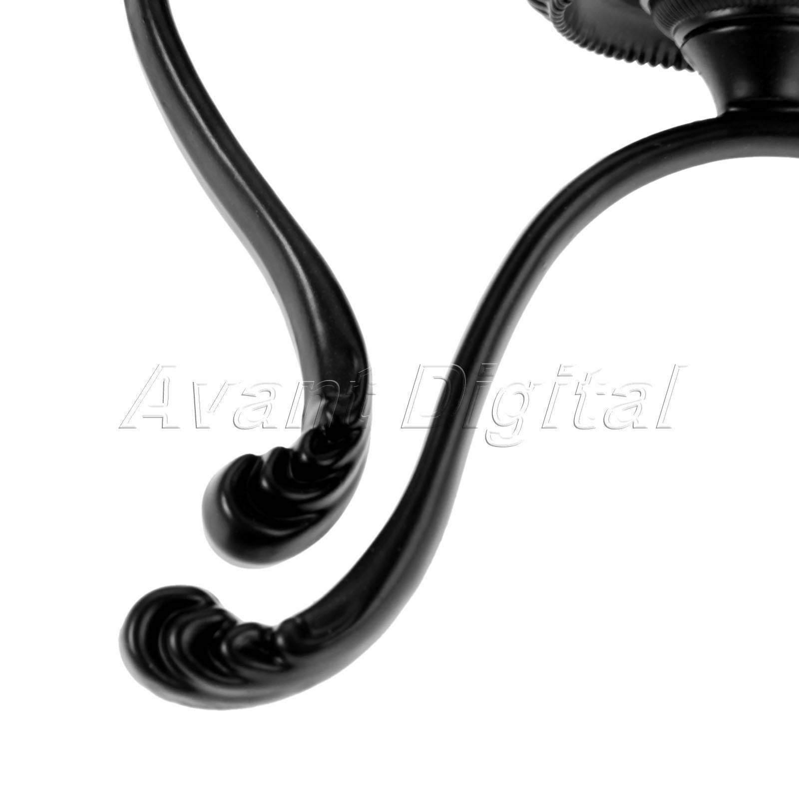 Black Bathroom Holder Organizer Hat Coat Clothes Towel Wall Door Hangers Hooks