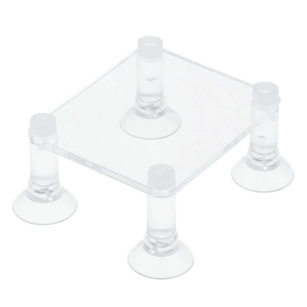 Acrylic Submersible Pump Clear Bracket for Fish Tank Aquarium Pump M
