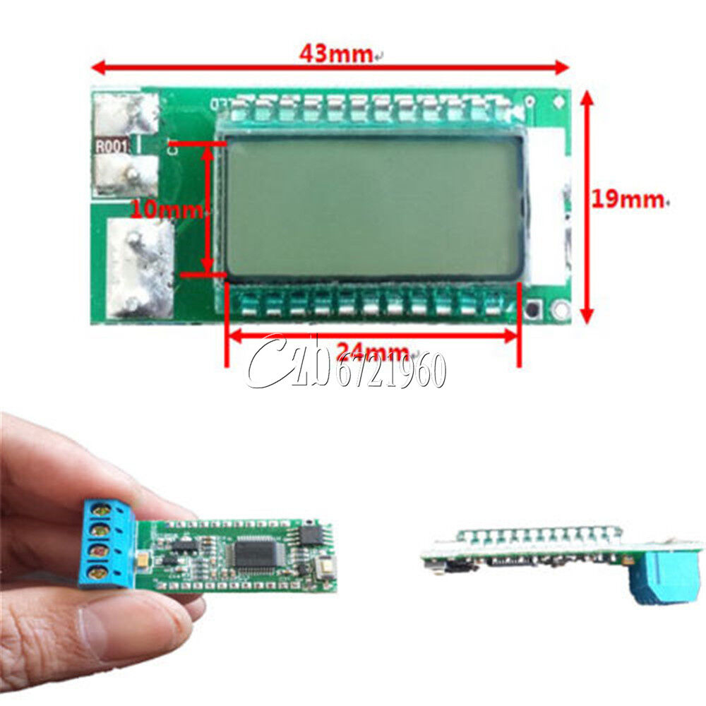 18650 Lithium Li-ion battery tester Capacity Voltage Current Detector LCD meter