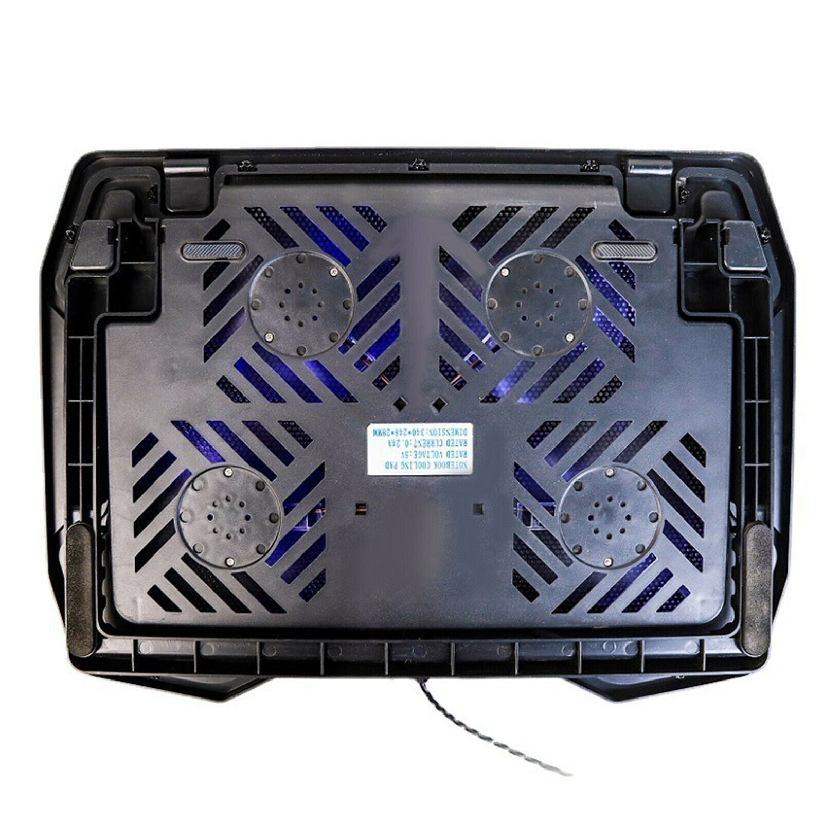 Laptop Cooling Pad 14-17" Gaming Laptop USB Fan Cooler with 4 Fans Dual USB