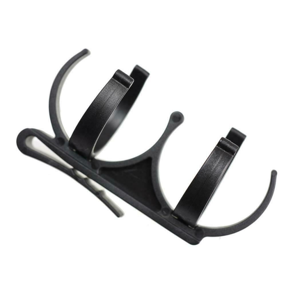 2X Golf Ball Holder Clip Golf Ball Organizer Golfer Golfing Tool Black Black