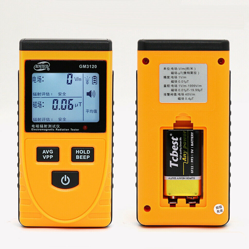 GM3120 Digital Electromagnetic Radiation Detector Meter Electric 1-1999V/m